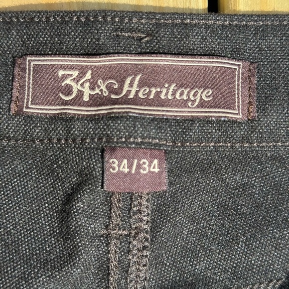 34 Heritage Courage Mid-Rise Straight Jeans Mens 34/34 - Picture 5 of 6